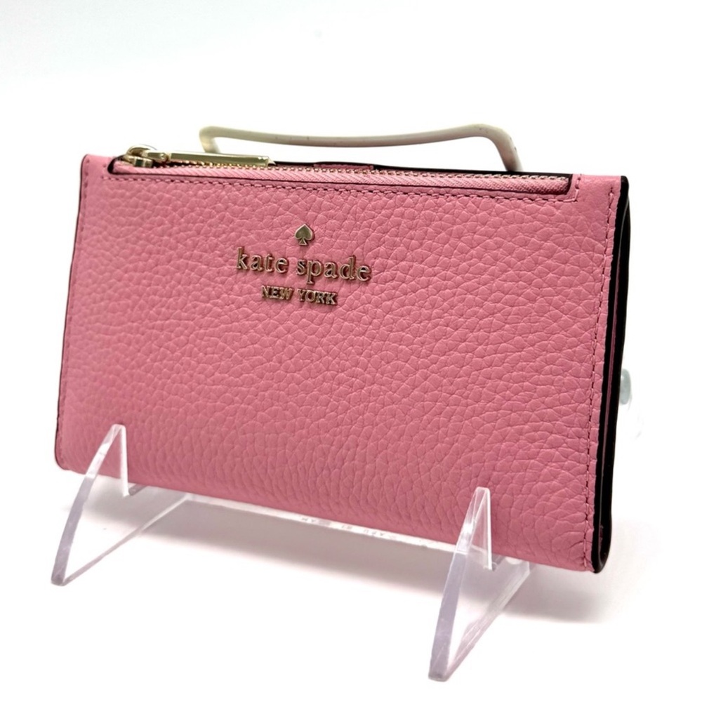 Kate Spade Leila Small Slim Bifold Wallet Pink - Picture 3 of 9